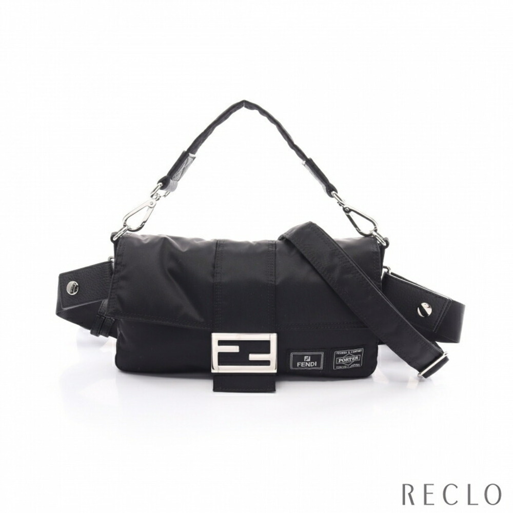 FENDI PORTER Bucket Bag Black